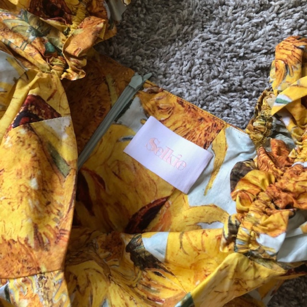 Selkie Sunflowers Tea Rose Dress - Picture 6 of 11